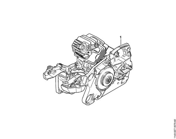 Motosierras de gasolina (MS) MS 400 C-M Níºmero de máquinaÂ  de la marca Stihl